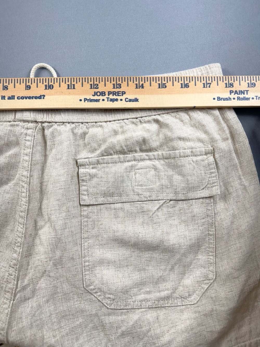 Kenneth Cole New York Linen Blend Cargo Shorts XL - Picture 6 of 6